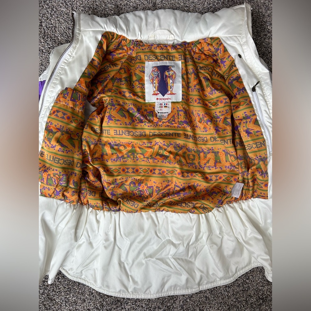 Descente Vintage Women’s 80’s Cinched Waist Ski Jacket Size 4 - Picture 9 of 16